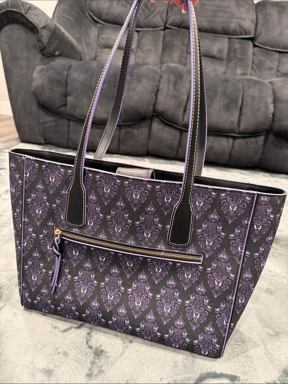 Dooney & Bourke Haunted Mansion Tote - like new - Picture 6 of 6